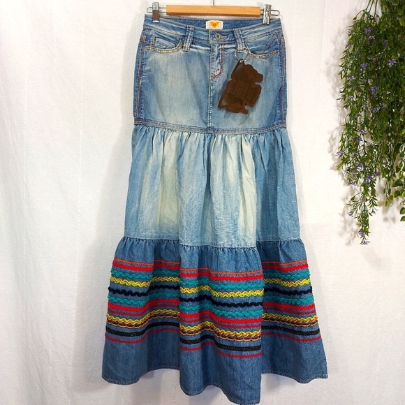 Antik Denim Dresses & Skirts - ANTIK DENIM ♡ Ladies Boho Hippie Skirt